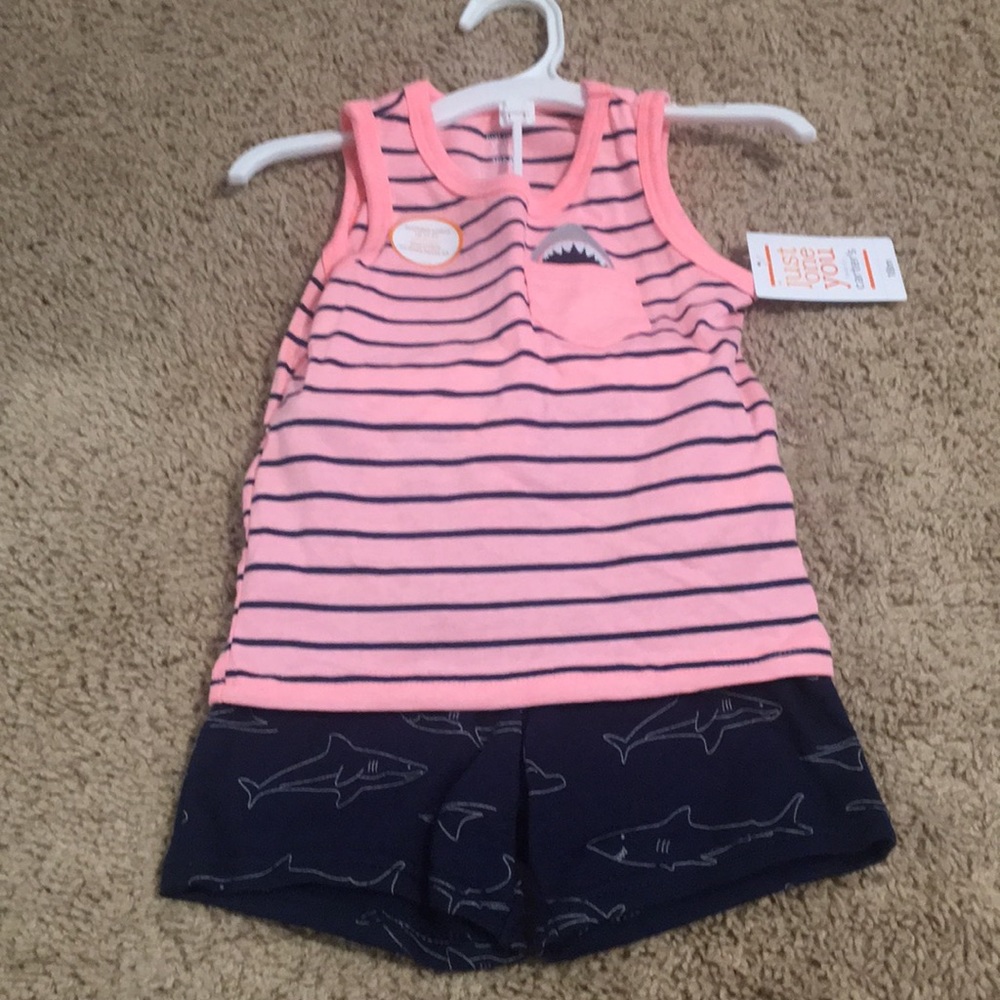 NWT Carter’s 18 month shark outfit
